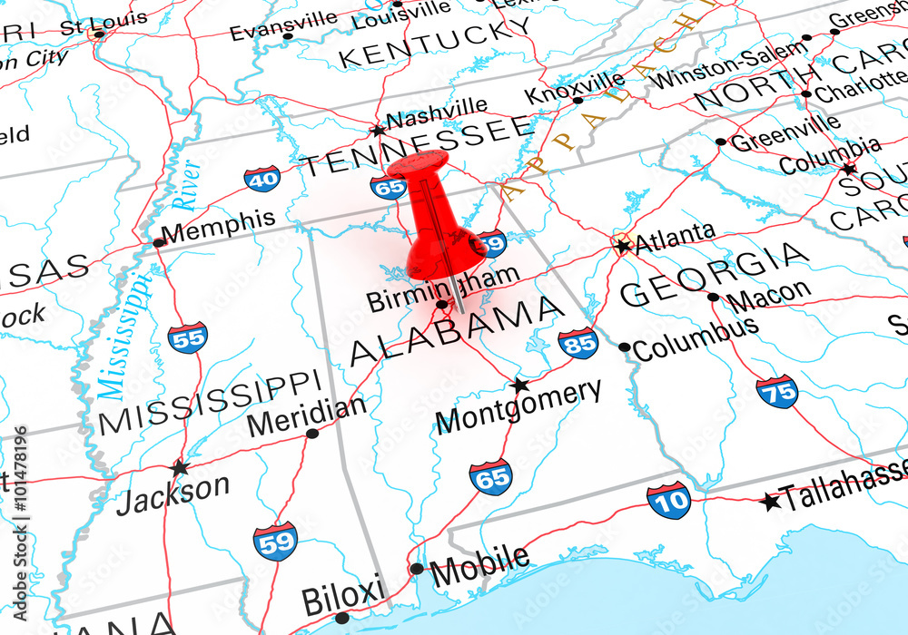 Alabama Map