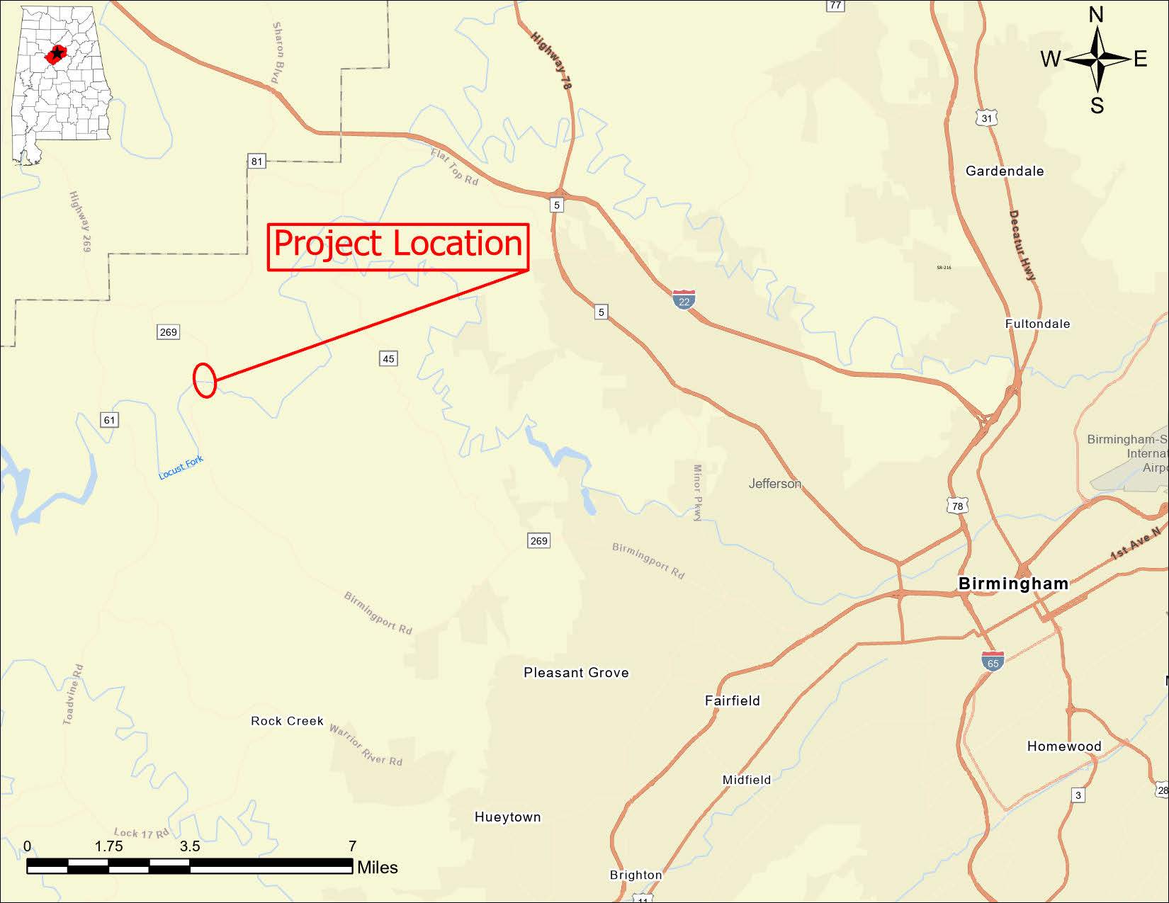 AL-269 Location Map