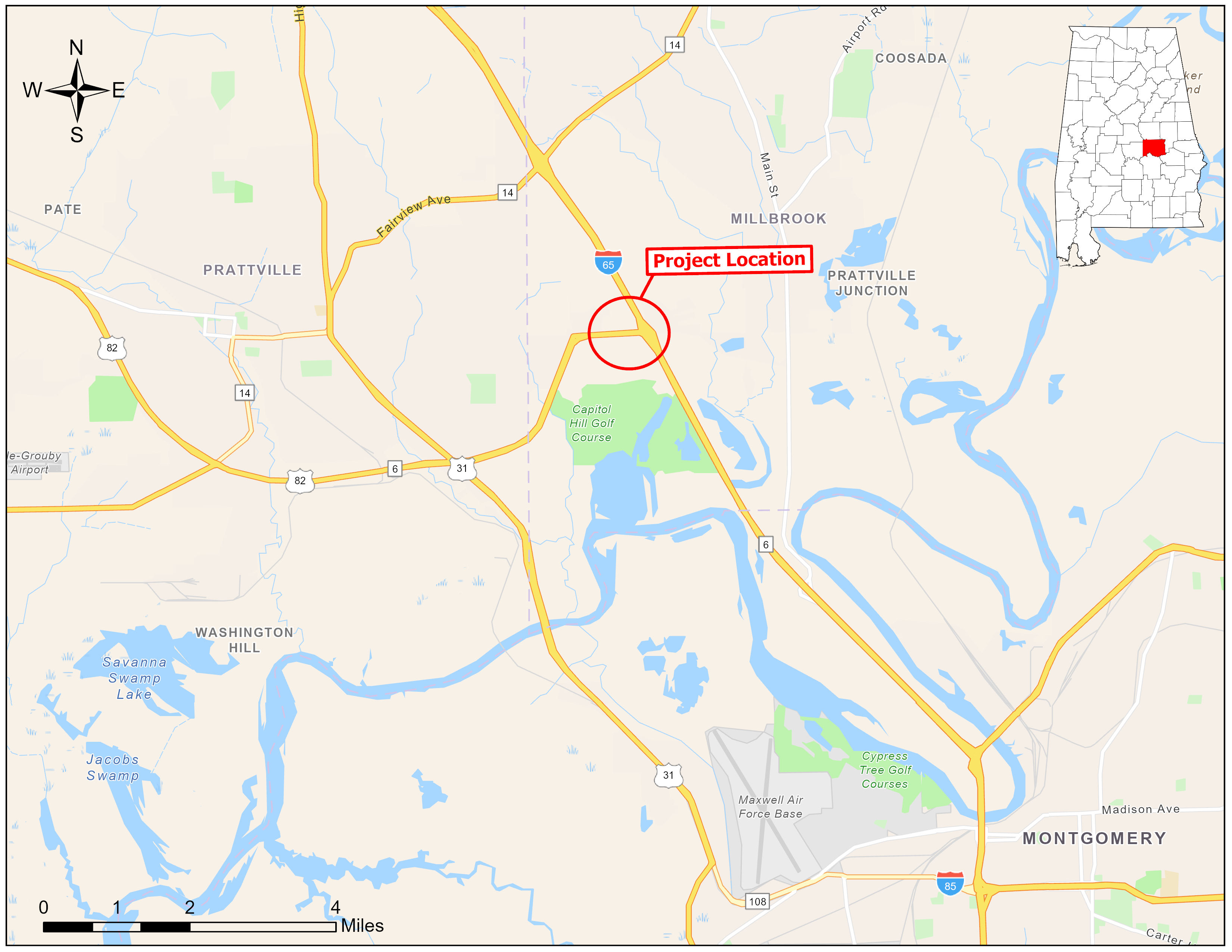 Vaughn Road Location Map